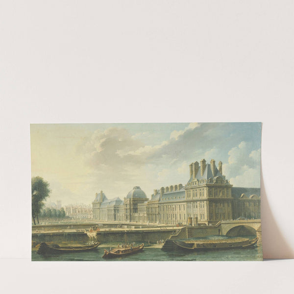 Le Palais des Tuileries, vu du quai d’Orsay (1757) by Nicolas Jean-Baptiste Raguenet