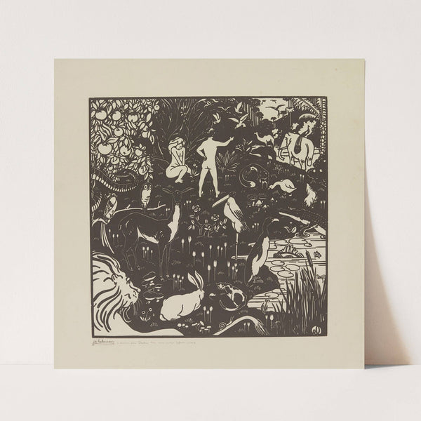 Le paradis terrestre (1902-1903) by Jean-Émile Laboureur