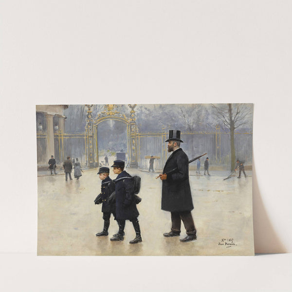 Le Parc Monceau by Jean Béraud