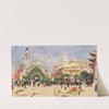 Le parc Monceau ; Pavillon à l’Exposition Universelle by Pietro Scoppetta