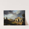 Le Pavillon de Bagatelle, actuel Bois de Boulogne, actuel 16ème arrondissement by Jean-Charles Joseph Rémond