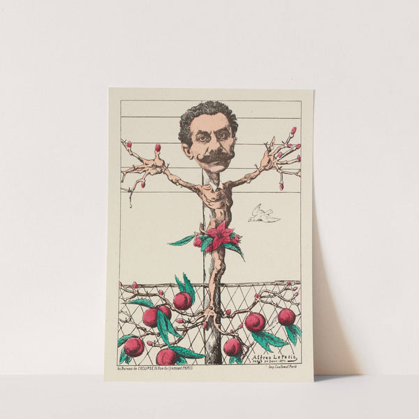 Le pêcher – M. Steenackers by Zut (Alfred Le Petit)