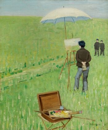 Le peintre en plein air — size preview