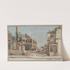 Le percement de la rue de la Convention, prise du 155 rue Blomet à travers les rues de Vaugirard et OLivier de Serres (1896) by F. Séguin