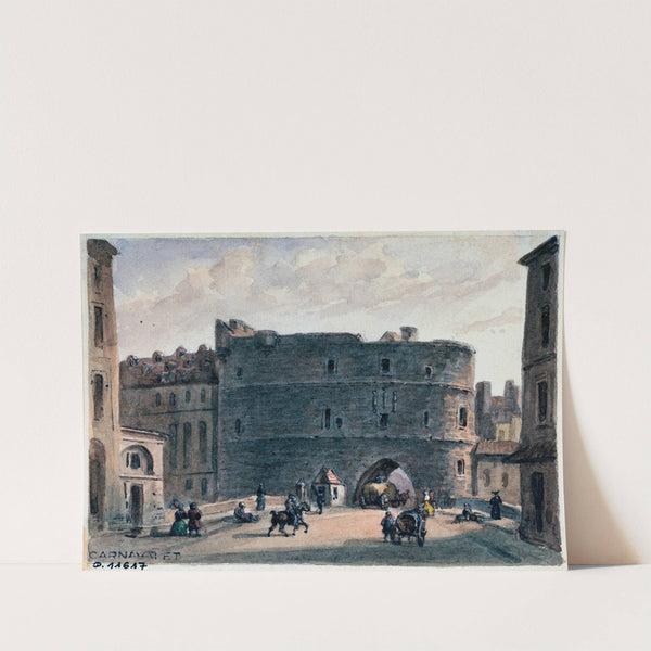 Le petit Châtelet by Auguste-Sébastien Bénard