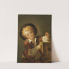 Le Petit Garçon à la Curiosité - A Little Boy With A Curiosity by Jean-Honoré Fragonard