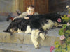 Le petit garçon au chien