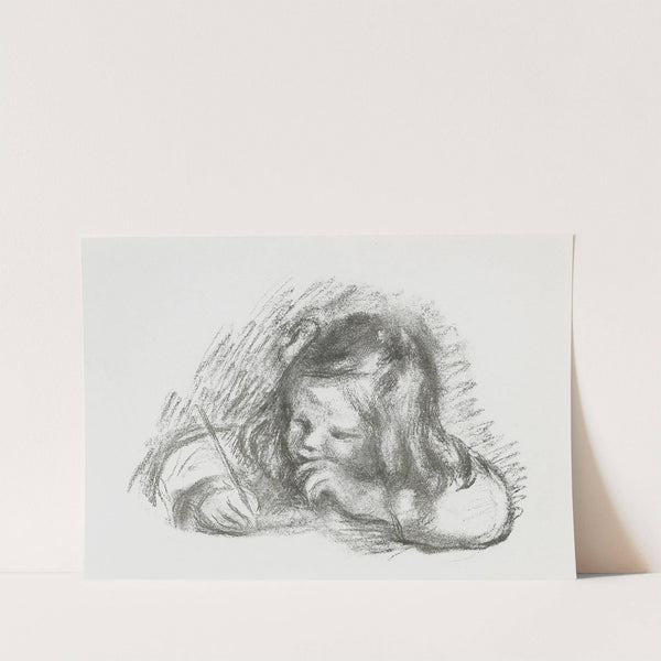 Le petit garçon au porte-plume (Claude Renoir écrivant) by Pierre-Auguste Renoir