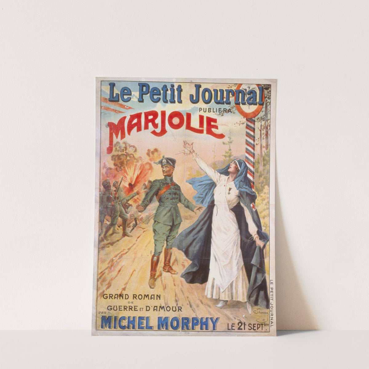 Le Petit journal' publiera 'Marjolie' by G. Starace