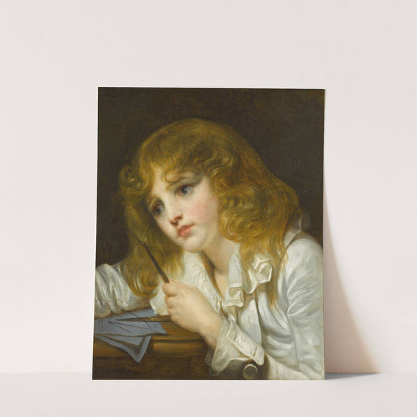 Le Petit Mathématicien by Jean-Baptiste Greuze