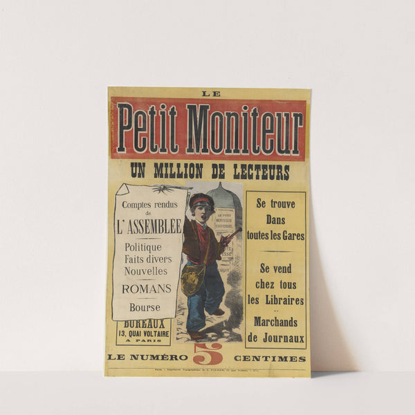 Le Petit Moniteur, un million de lecteurs (1875) by A. Pougin