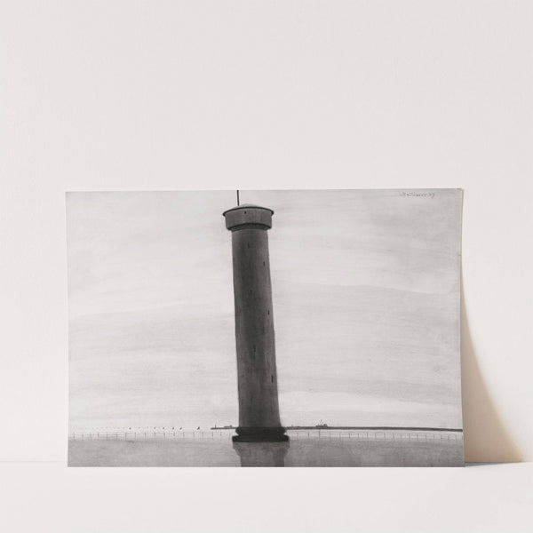 Le Phare aux signaux [De vuurtoren] by Léon Spilliaert