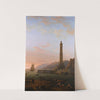 Le phare de Gênes by Jean-Joseph-Xavier Bidauld