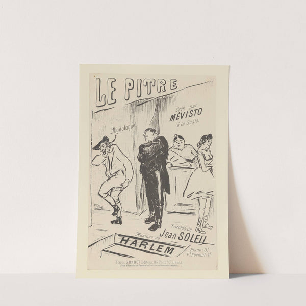 Le pitre (1895) by Henri-Gabriel Ibels