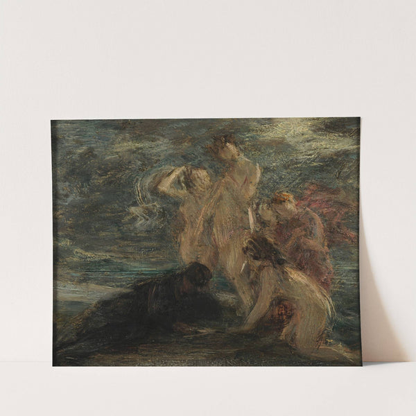 Le poète et les muses by Henri Fantin-Latour