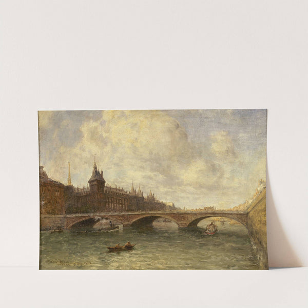 Le pont au change et le quai de l&#039;horloge by Frank Myers Boggs