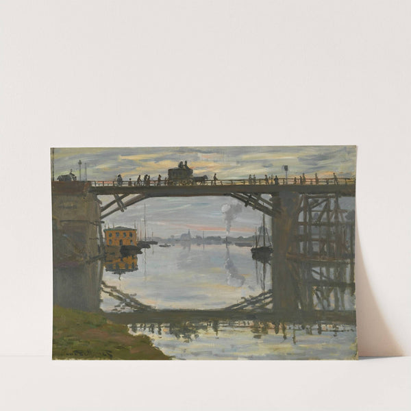 Le Pont De Bois (1872) by Claude Monet