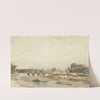 Le pont de la Concorde vu du Cours de la Reine by Thomas Shotter Boys