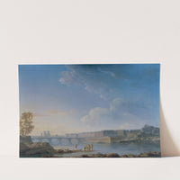 Le Pont de la Tournelle, l'île Saint-Louis, l'île Louviers by Alexandre-Jean Noël