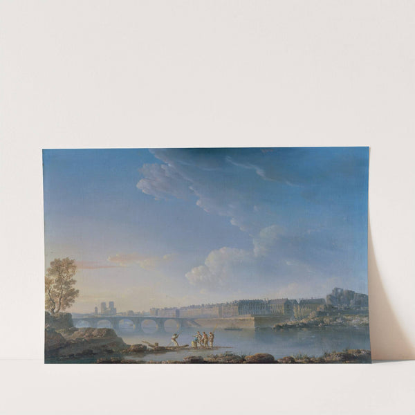 Le Pont de la Tournelle, l&#039;île Saint-Louis, l&#039;île Louviers by Alexandre-Jean Noël
