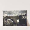 Le pont et la pompe Notre-Dame by Louis-Godefroy Jadin