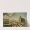 Le Pont-Neuf Et La Pompe De La Samaritaine, Vus Du Quai De La Mégisserie (1777) by Nicolas Jean-Baptiste Raguenet