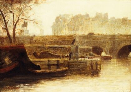 Le Pont-Neuf et l’Ã®le de la CitÃ©, vus du quai Conti — size preview
