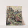 Le port de Honfleur by Robert Antoine Pinchon