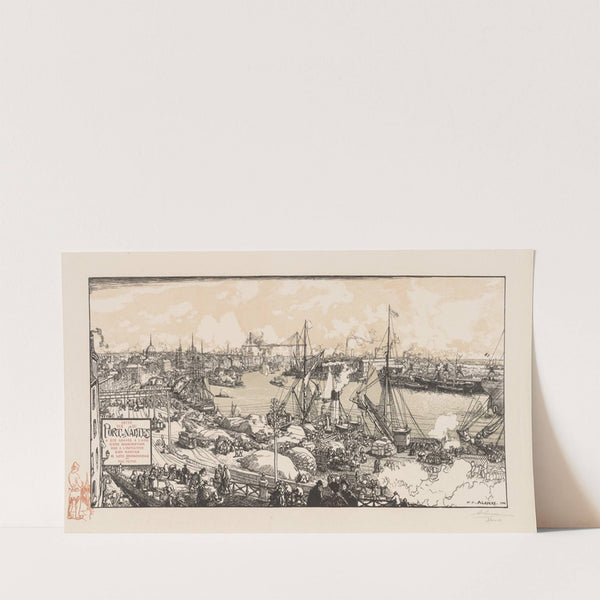 Le Port de Nantes (1906) by Auguste Louis Lepère