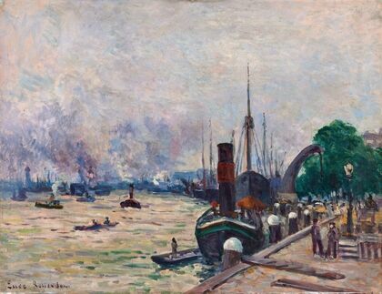 Le port de Rotterdam (1908)