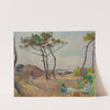 Le Pradet, les pins sur la plage (circa 1925) by Henri Lebasque