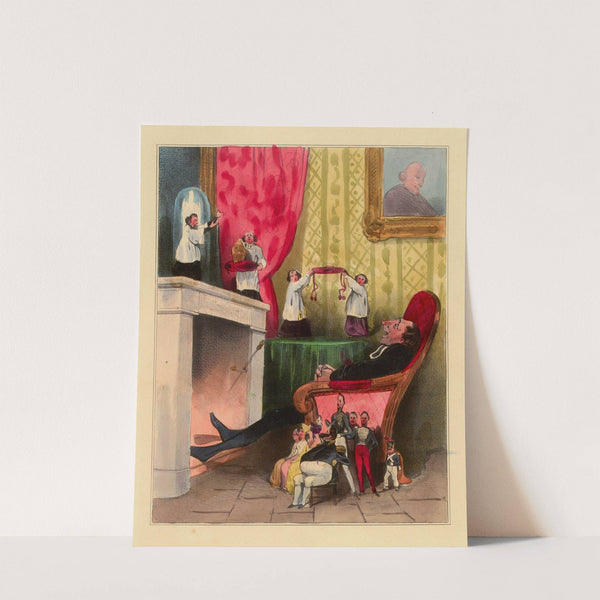 Le Prédicateur (1833) by Honoré Daumier