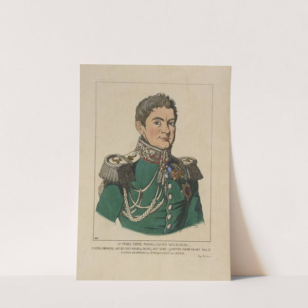 Le prince Pierre Michailowich Wolkonski by Raphaël Jacquemin