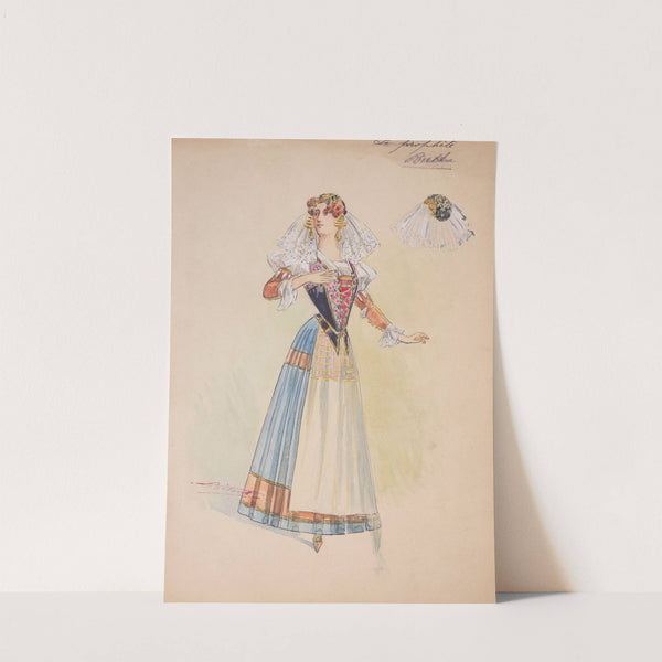 Le prophète – douze maquettes de costumes (1903) by Charles Bétout