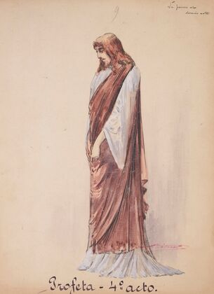 Le prophète – douze maquettes de costumes (1903) — size preview