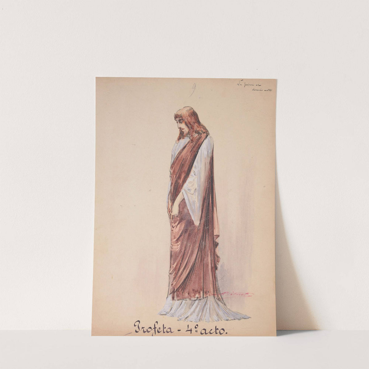 Le prophète – douze maquettes de costumes (1903) by Charles Bétout