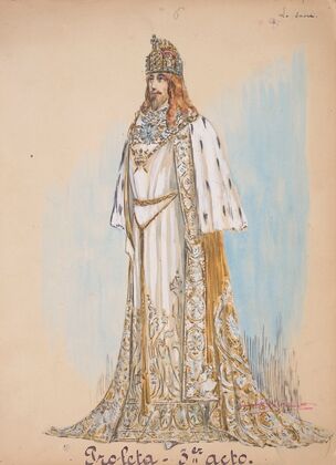 Le prophète – douze maquettes de costumes (1903) — size preview