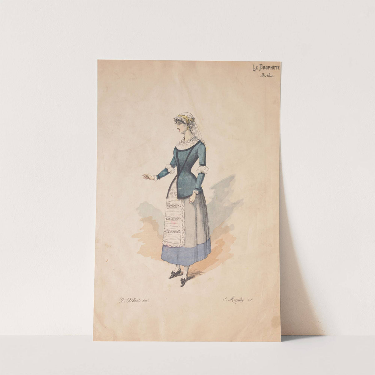 Le prophète – douze maquettes de costumes (1903) by Charles Bétout