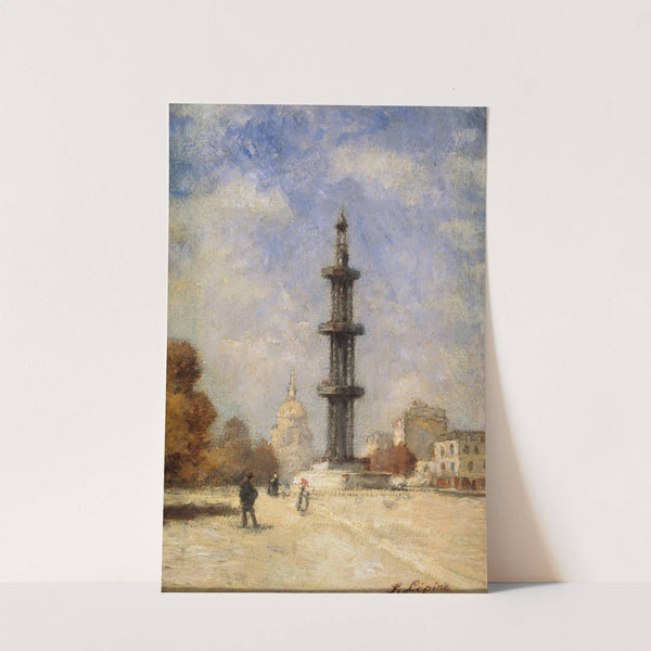 Le puits artésien de Grenelle, (place de Breteuil) by Stanislas Lépine