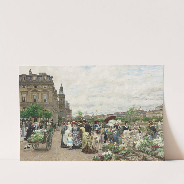 Le Quai aux Fleurs by Marie-François Firmin-Girard
