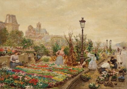 Le quai aux fleurs et l’hÃ´tel de ville