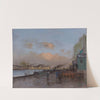 Le quai de Bercy by Emile Cagniart