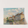 Le Quai Saint-Martin, Auxerre by Gustave Loiseau