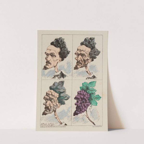 Le raisin – Henri Rochefort by Zut (Alfred Le Petit)
