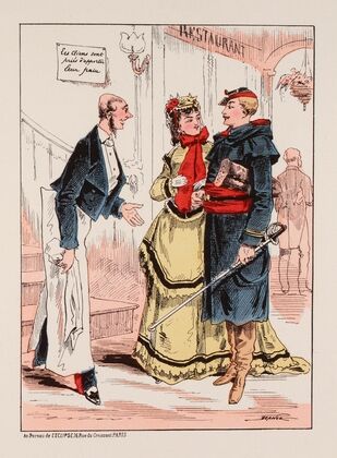Le rationnement du pain. (1871)