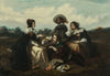 Le récit. Personnages en costume Louis XIII