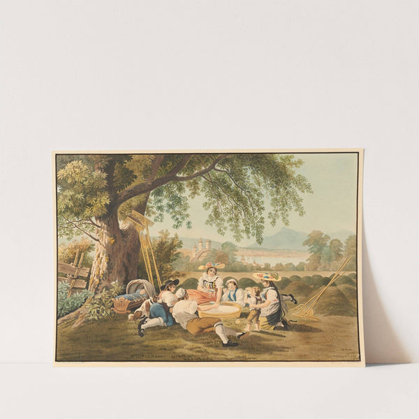 Le repas champetre. Costumes de Lucerne (1915-1945) by Gabriel Lory the Younger