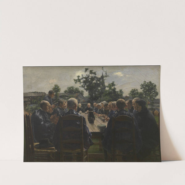 Le Repas de funérailles by Léon Frédéric