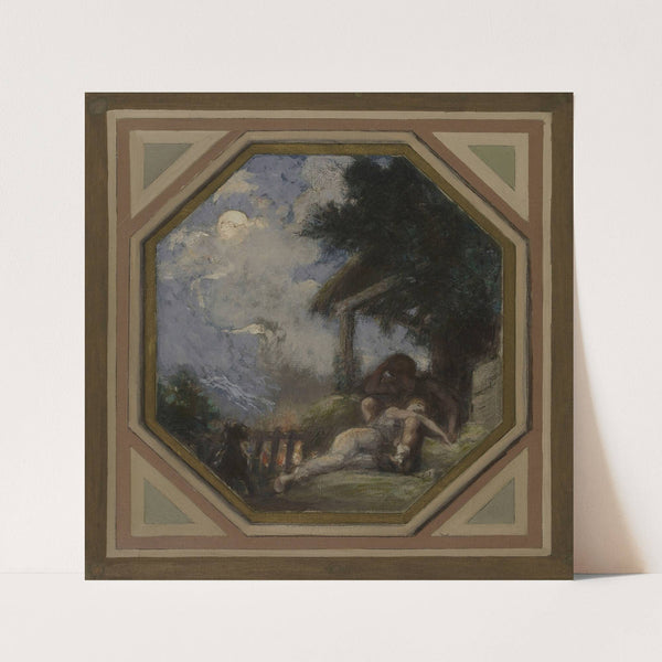 Le repos des époux by Jacques Ferdinand Humbert