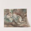 Le repos du modèle by Jules Pascin
